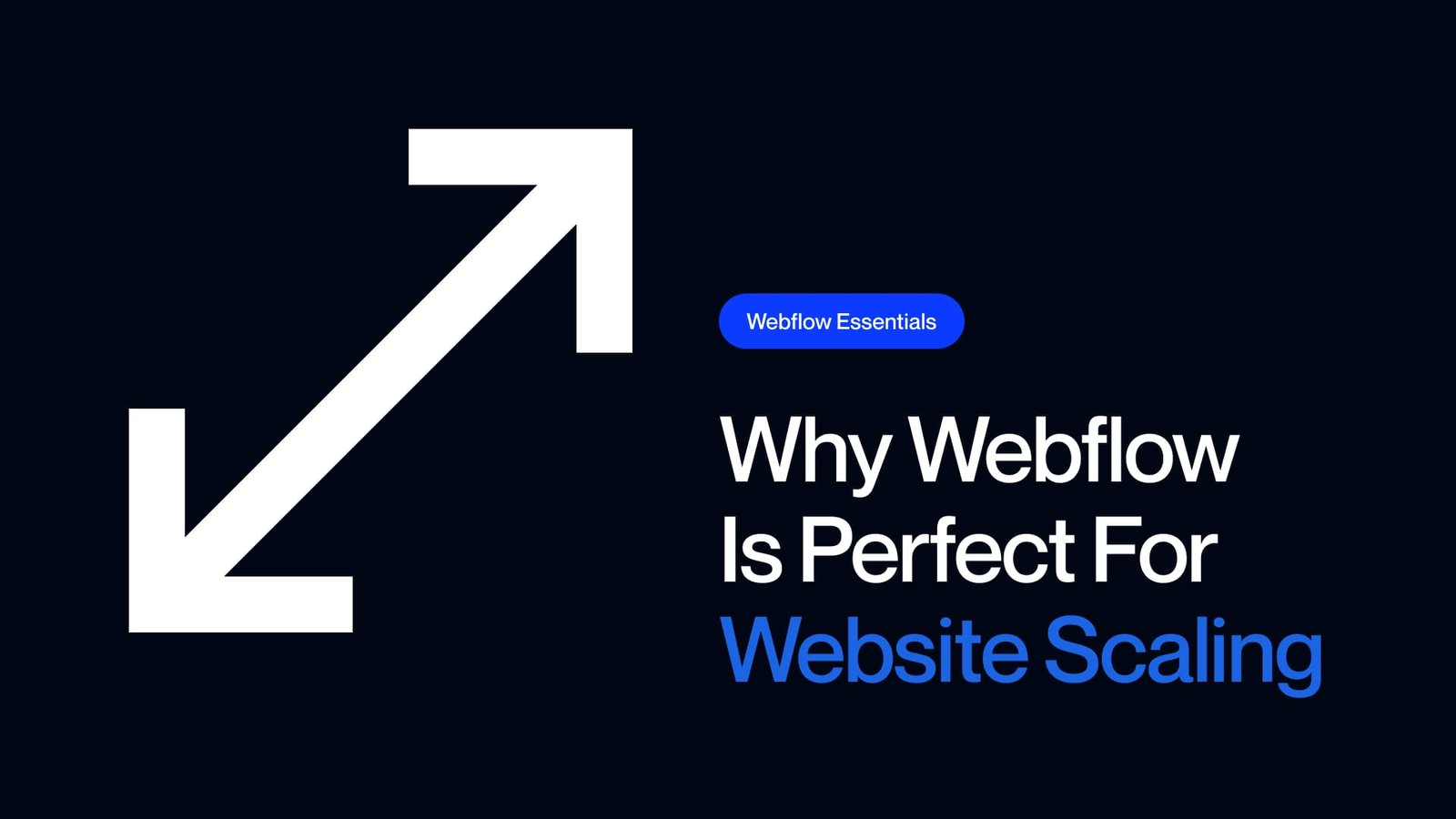webflow seamless scalability