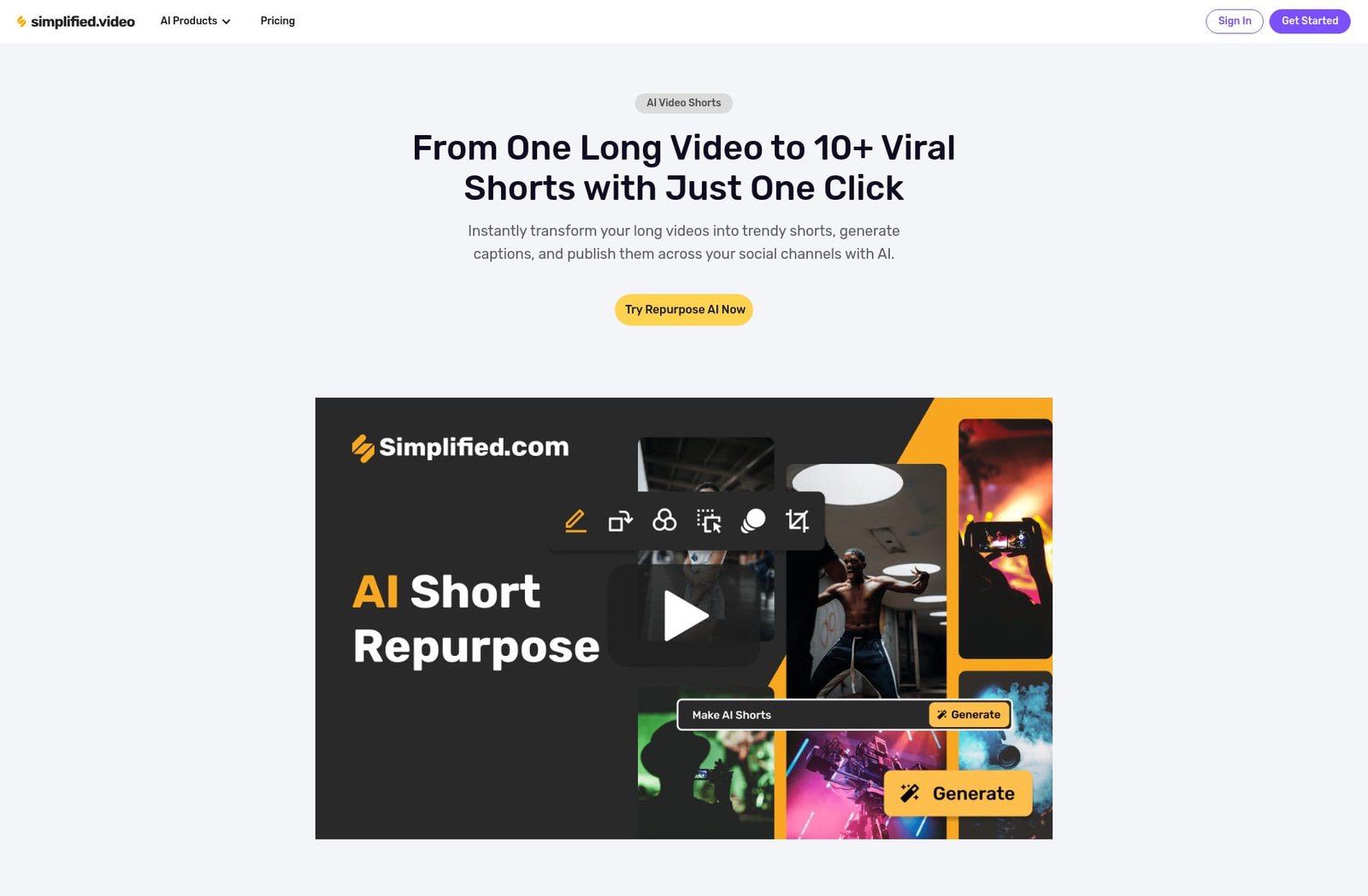 simplified video